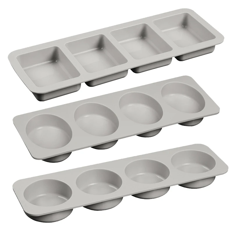 

2019 Hot Soap Craft DIY Silicone Soap Mold Handmade Soap Making Forms 3D Mould Oval Round Square Soaps Molds Home Handmaking