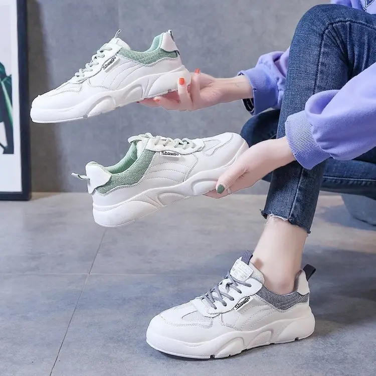 

MacBook WOMEN'S Shoes 2020 Hot Selling Spring New Style Casual Flat Sport Sneakers Students Versatile Autumn Dad INS Fashion