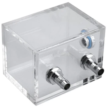 

200Ml G1/4 Thread Port Acrylic Pc Water Cooling Tank For Computer Pc Water Cooling System With Tube Connector Water Block