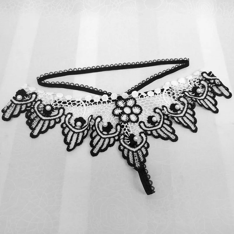 Sissy T back Panties Thong Hollow Out Mens G strings Underwear See Through Floral Sexy Crazy Male Underpants