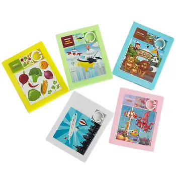 

Kids Educational Toy Exercise Practical Ability Color Cognition Cartoon Sliding 9 Grid Jigsaw DIY Dimensional Moving Puzzle