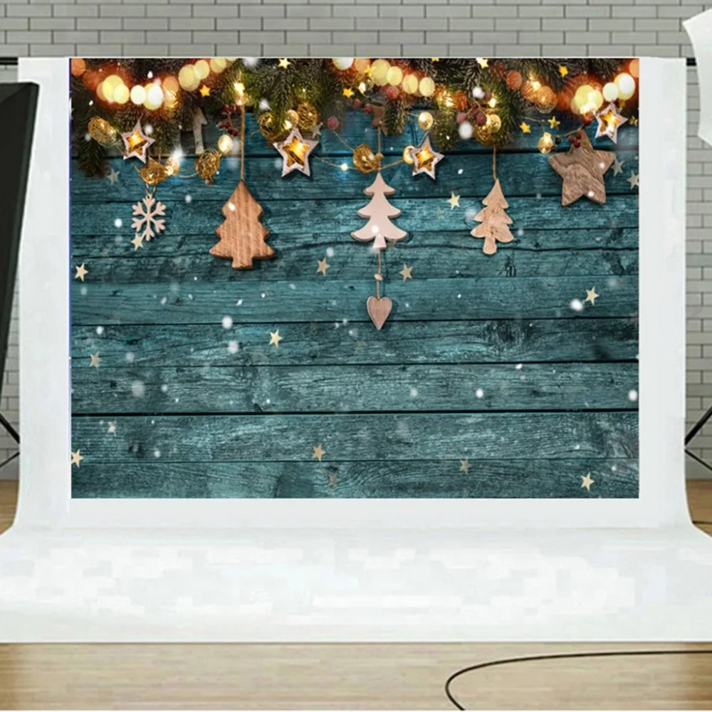 Рождественский винтажный снег падающий деревянный фон для фотосъемки фоны для фотографирования фотостудия фон FDH