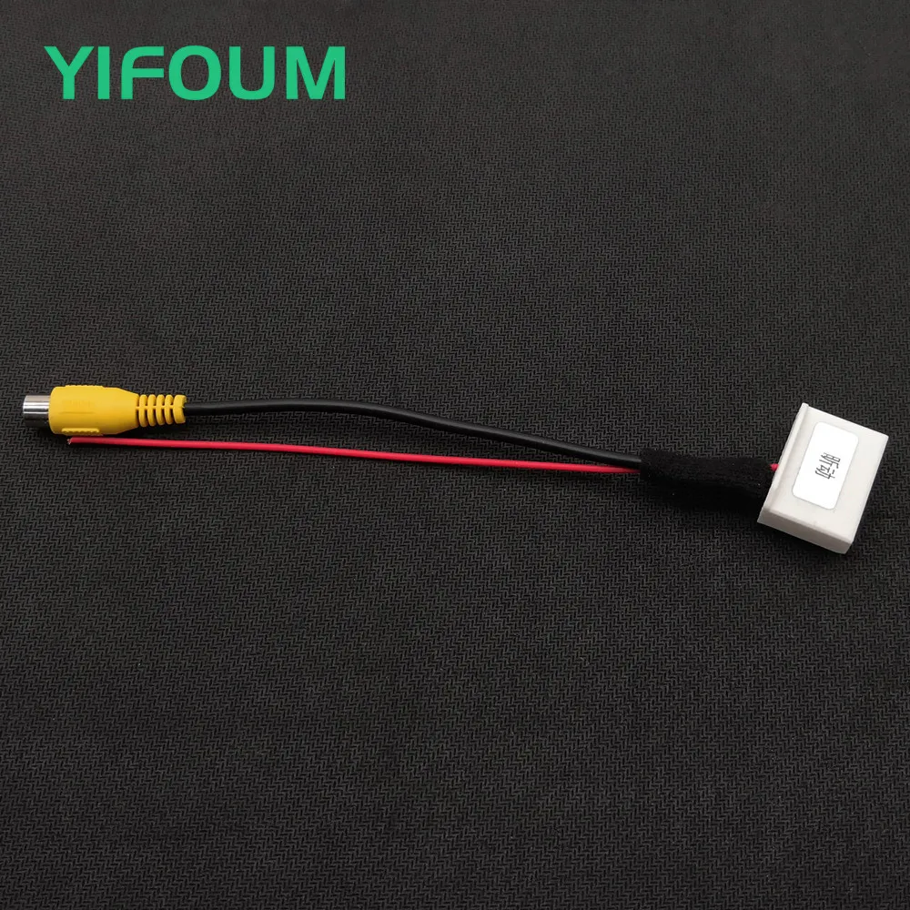 Оригинальный видеовходной переключатель YIFOUM 24Pin реверсивная камера RCA адаптер