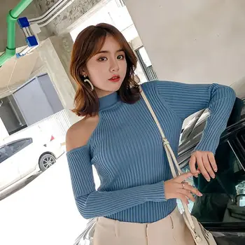 

Hot Sexy Cut Hollow Off Shoulder Slim Classic and elegant fashion design ,which adds chic and refreshing Winter Spring Sweaters