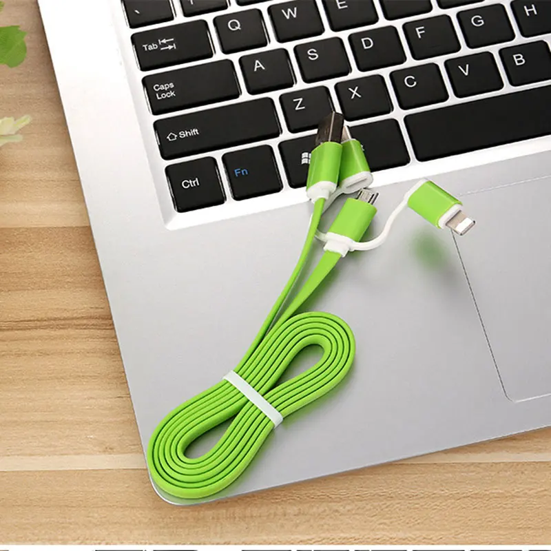 Usb-кабель три в одном Быстрая зарядка 1 метр линия передачи данных подходит для Xiaomi Mi9 Mi8 huawei Ipx Xs OPPO VIVO зарядное оборудование