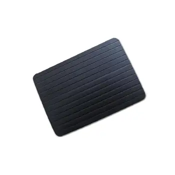 

Convenient Fast Defrosting Tray Quick and Safe Magical Defrosting Tray for Frozen Food Black Large Size