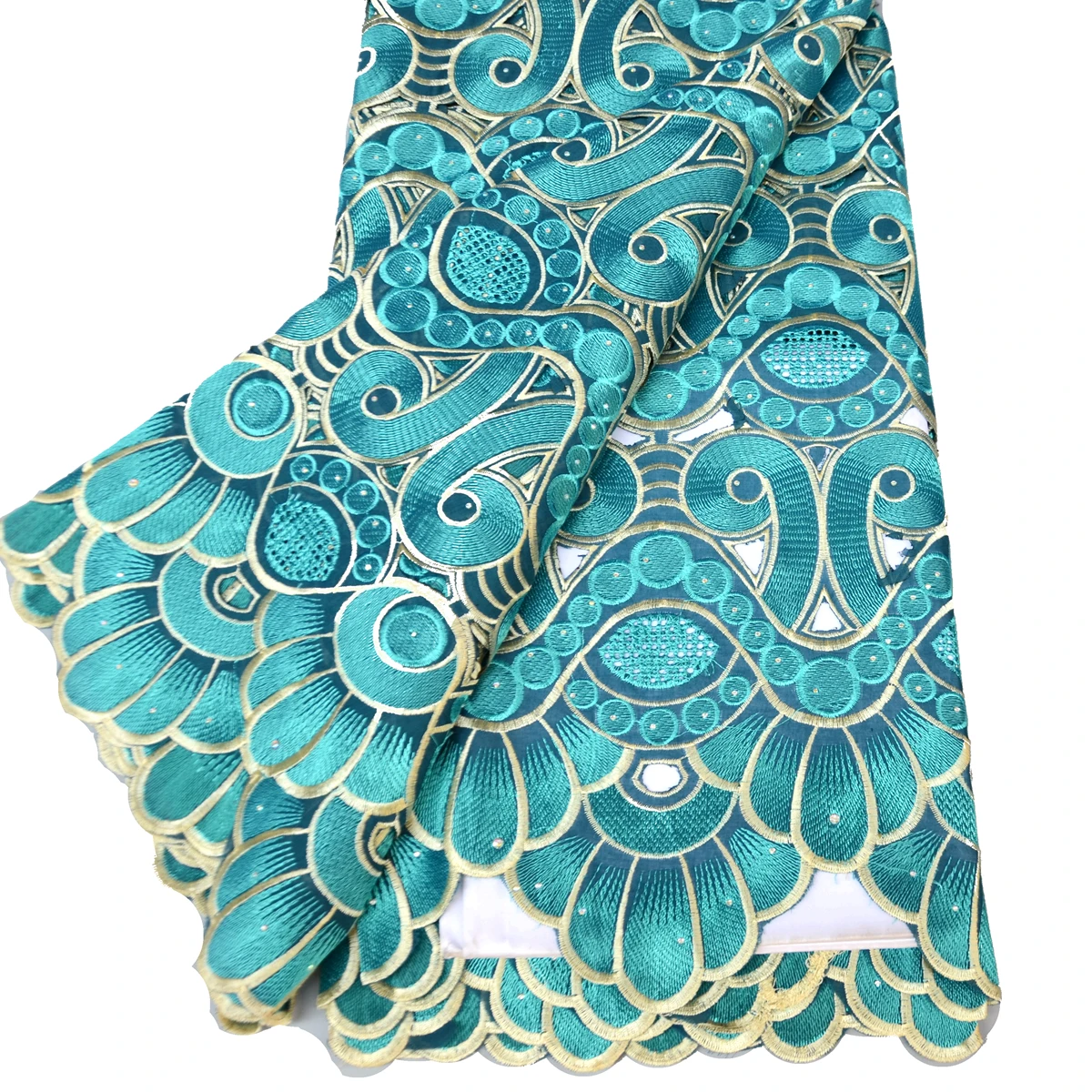 

Новый дизайн 2023, Африканское кружево высокого качества оливкового цвета, оптовая продажа, 5 ярдов, швейцарская вуаль, кружевная ткань для шитья, нигерийское свадебное платье 91703