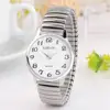 Elastic band watch Quartz Watch Expandable Stretch Band Strap Ladies Gents Unisex Wrist Watches 3