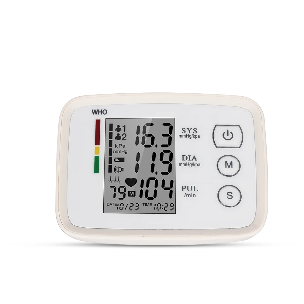 

Smart Automatic Arm Blood Pressure Monitor BP Sphygmomanometer Pressure Gauge Meter Tonometer Arterial Pressure