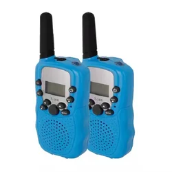 Walkie talkie radio sans fil pour enfants, longue portée T 388 MHz, 1 paire de chaînes, 446 