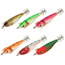 

Lure Octopus Fishing Jig Bait Double-Layer Squid Hooks Glow-in-the-Dark Luminous Artificial Shrimp Cuttlefish Fishing Crankbait