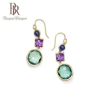 

Bague Ringen Classic Euro-American geometry Chrysobery Long Earring for Femail Wedding Brand Party Fine Jewelry Gift wholesales