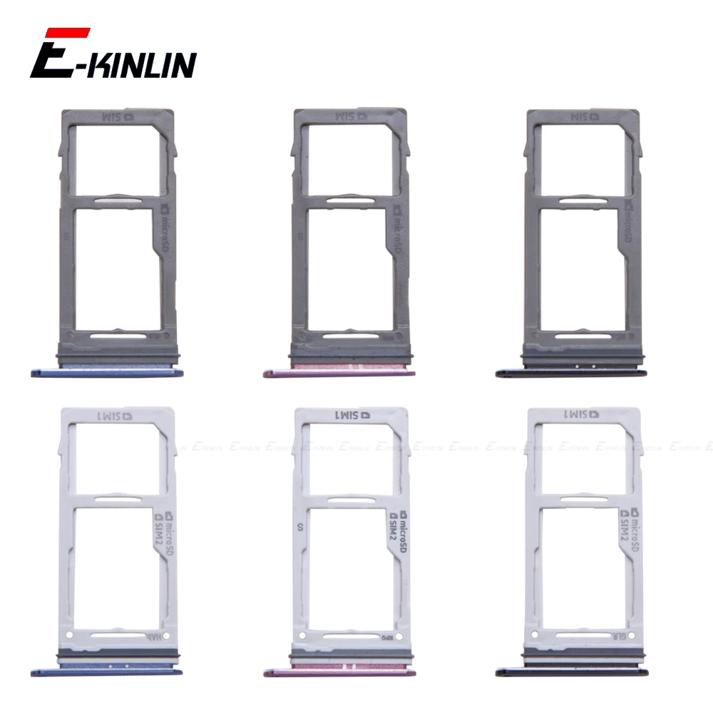 

Sim Micro SD Card Socket Holder Slot Tray Reader For Samsung Galaxy S9 Plus G960 G965 Adapter Container Connector Parts