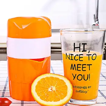 

Portable 300ml Manual Lemon Juicer Orange Citrus Squeezer Fruit Coffee CupLarge Capacity Teacup Kitchen Accessories Juicer Cup