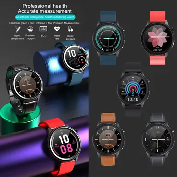 

E80 Smart Watch PPG Oxygen Blood Pressure Sport Steps Smart Bracet Body temperature monitoring Call reminder Sleep monitoring