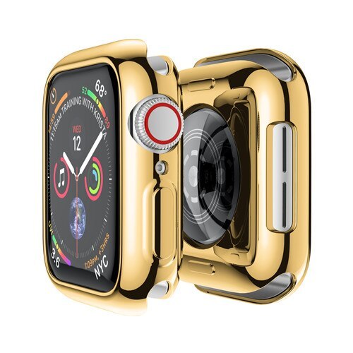 for Apple Watch Case 44mm/40mm 42mm/38mm Accessories soft All-around TPU bumper Screen Protector iWatch Series SE 3 4 5 6
