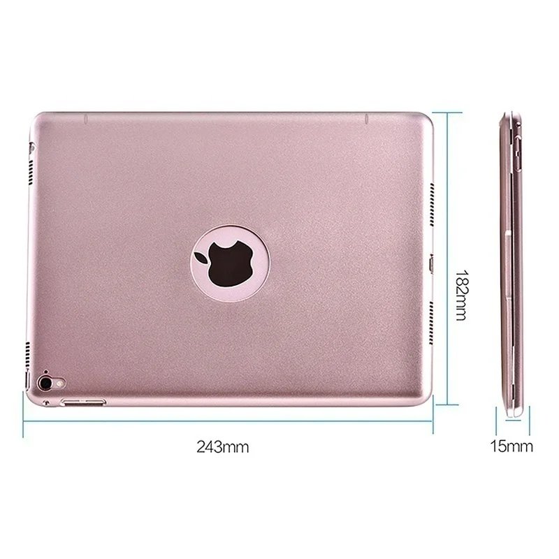 Ipad pro& Air2 раскладушка Bluetooth клавиатура чехол Air2, Портативный iPad Клавиатура чехол полиуретановый для планшета зарядки