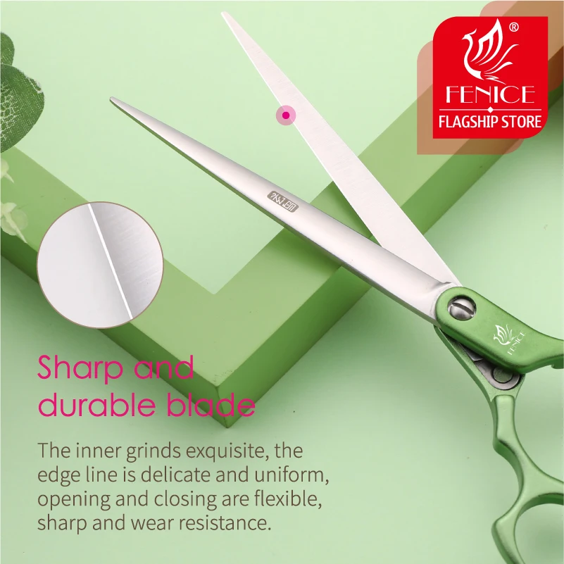 Pet Cutting Straight Scissors for Dog Grooming 6.5 7.0 Inch Stainless Steel dog grooming scissors