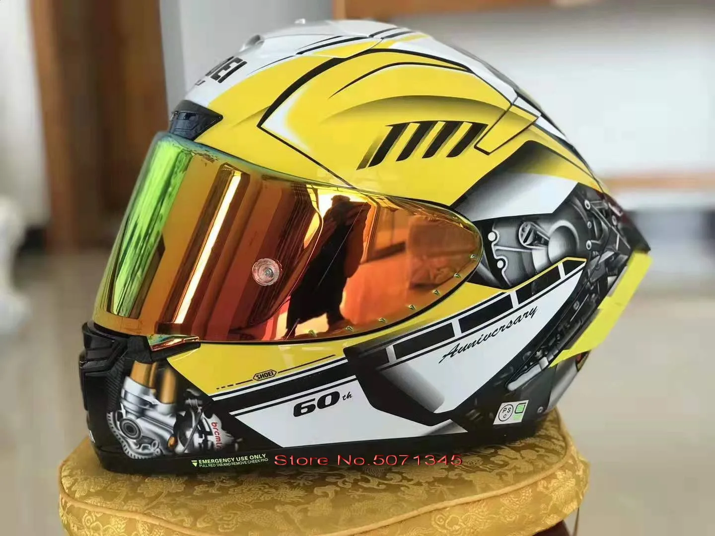Casco SHOEI X14 x-fourteen R1 60th Aniversary Edition Casco giallo Casco  integrale da corsa Casco da moto Casco De Motocicleta - AliExpress  Automobiles \u0026 Motorcycles