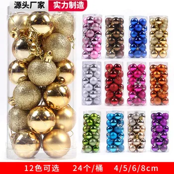 

Christmas Decoration Christmas balls Plastic Christmas Ornament Crafts 3/4/6/8cm Bottled Christmas Tree Christmas Goods Christma