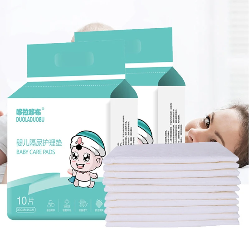 

10PCS Non-woven Fabric Diapers Baby Diaper Cloth Baby Insert Disposable Diapers Baby Nappy Baby Training Pant Potty