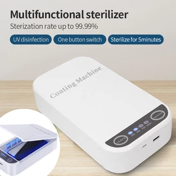 

5V USB Portable Dual UV Light Sterilizer Box Jewelry Phones Cleaner Personal Sanitizer Disinfection Case for Home