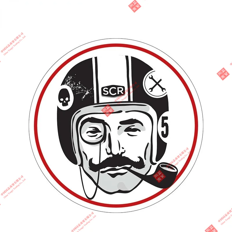 

Personality Car Stickers Decor Motorcycle Decals The Distinguished Gentleman's Ride Decorative Accessories Scratches Waterproof