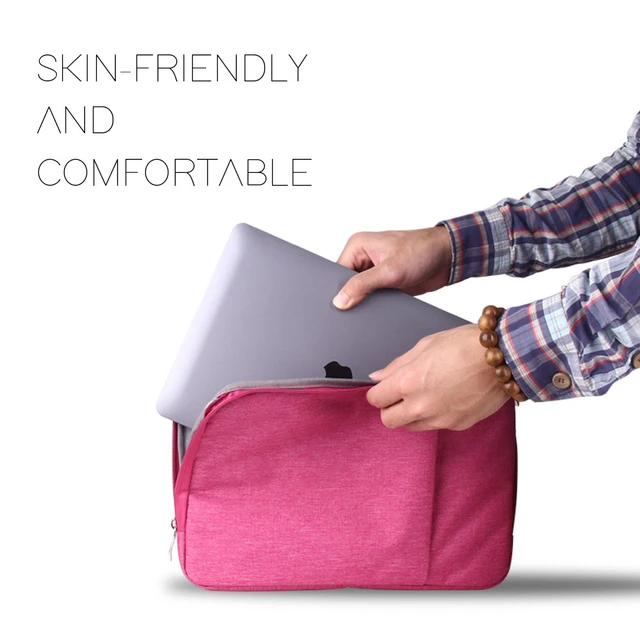 Comfyable Slim Protective Laptop Sleeve 13-13.3 inch Compatible with 13 inch MacBook Pro & MacBook Air PU Leather Bag Waterproof Cover Notebook