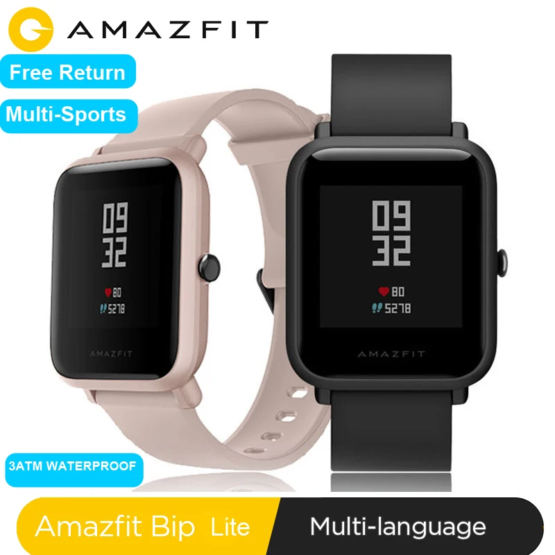 Глобальная версия умных часов Huami Amazfit Bip Lite легкие умные часы с 45 днями в режиме