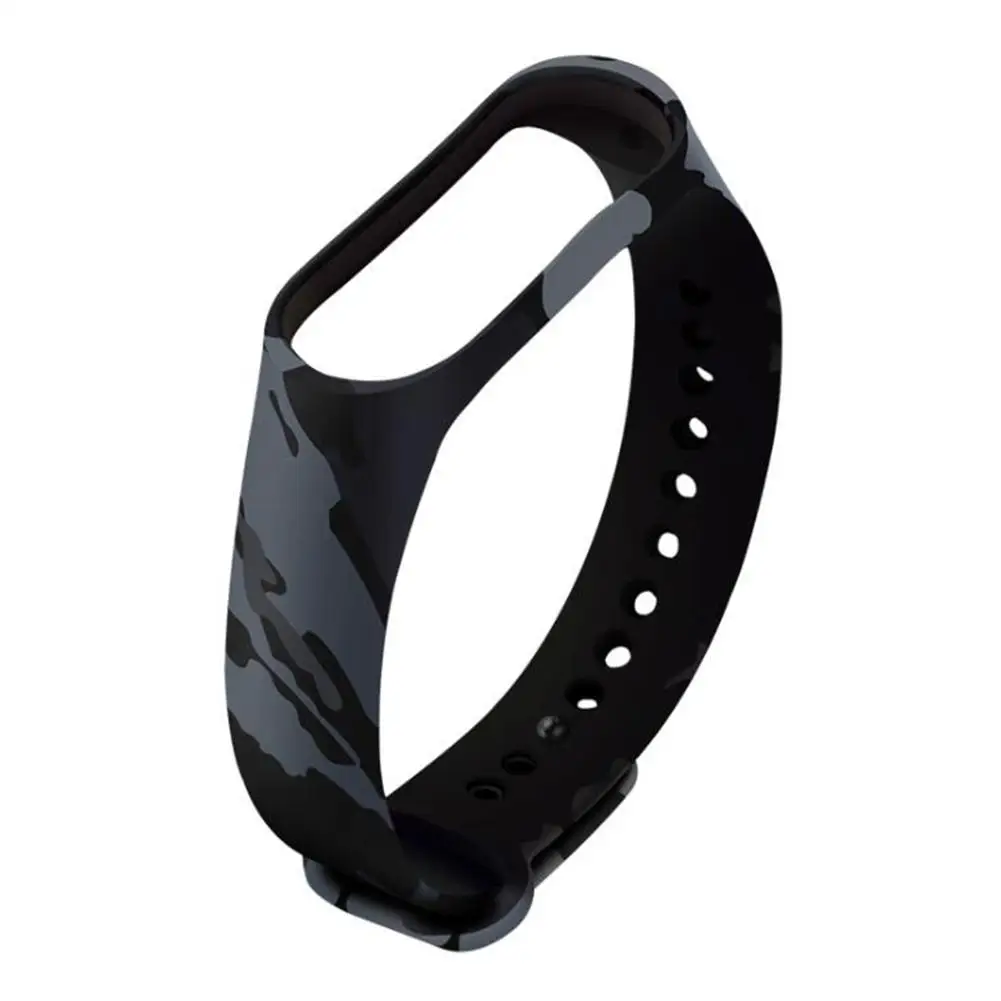 Для mi Band 4 3 фитнес-трекер сменный ремешок Камуфляжный силиконовый ремешок для наручных браслетов ремешок для Xiaomi mi band 4