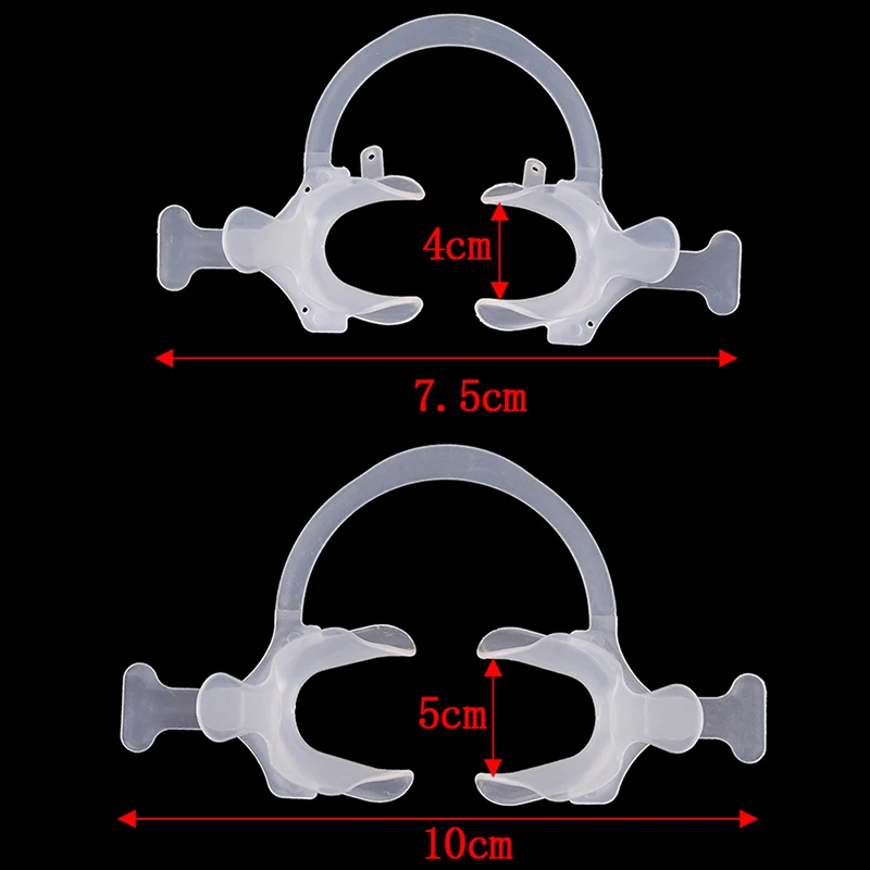 Small/large C-Shape Dental Mouth Opener Cheek Lip Retractor with Handle Prop Bite Orthodontic Products