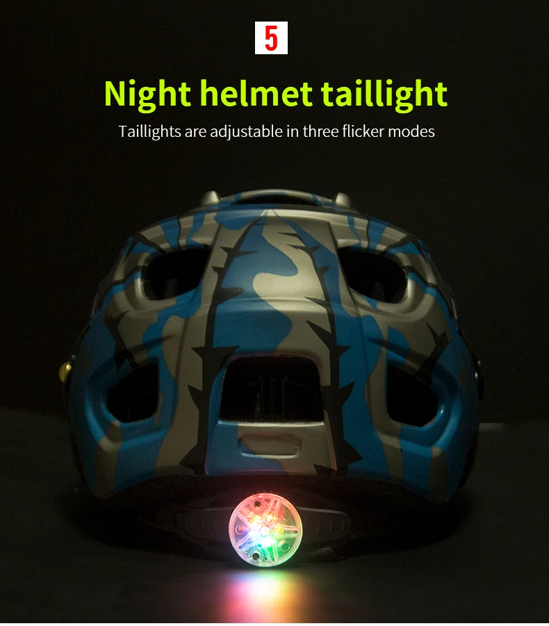 Bicycle Helmet for Adult Men Women MTB Bike Mountain Road Cycling Safety Outdoor Sports Safty Helmet night helmet taillight