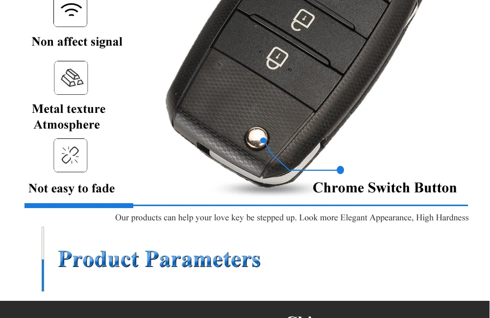 Keyforkess 3 pulsanti telecomando Flip Car Key 433MHZ ID46 ID70 Chip per Kia K3 Sorento Sportage 2013 2014 2015 Fob senza chiave - H865fd670dc554d22a6183dc2d84fc3e6c