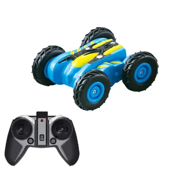 

Mini RC Car Tumbling Stunt Car Double-Sided 360 Degree Rotation With Light 2.4G Remote Control Cars Children'S Educational Toys
