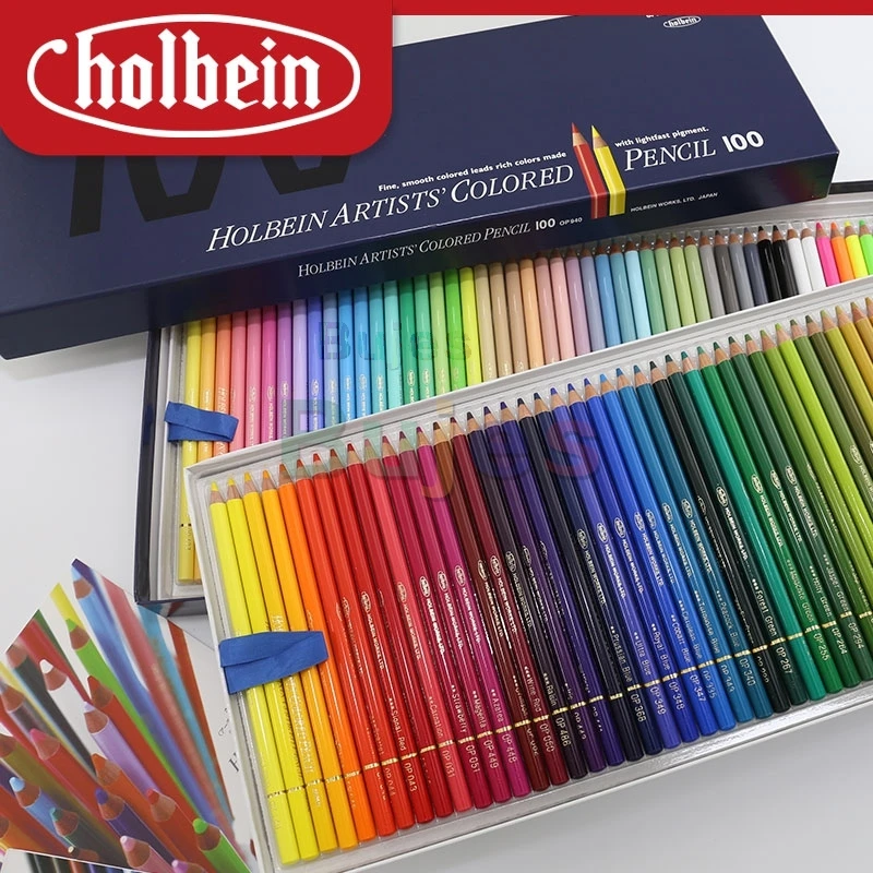 Holbein Arttsts' Colored Fpencil,50/100/150 Color,paper Box Set,fine
