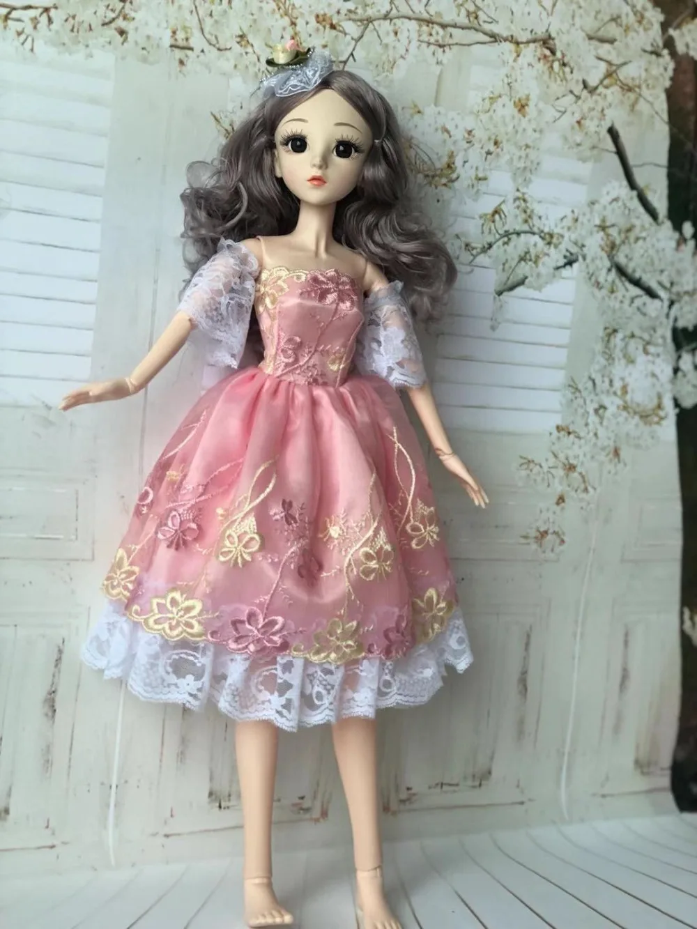 60 см Bjd кукла Модная девушка 20 подвижных суставов романтическая принцесса реалистичные детские куклы для девочек игрушки для детей подарки на день рождения