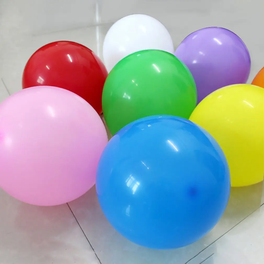 100pcs Thick Latex Style Diverse Holiday Balloon Inch Matte Round Balloon Wholesale Wedding Balloon Activity Arch Balloon