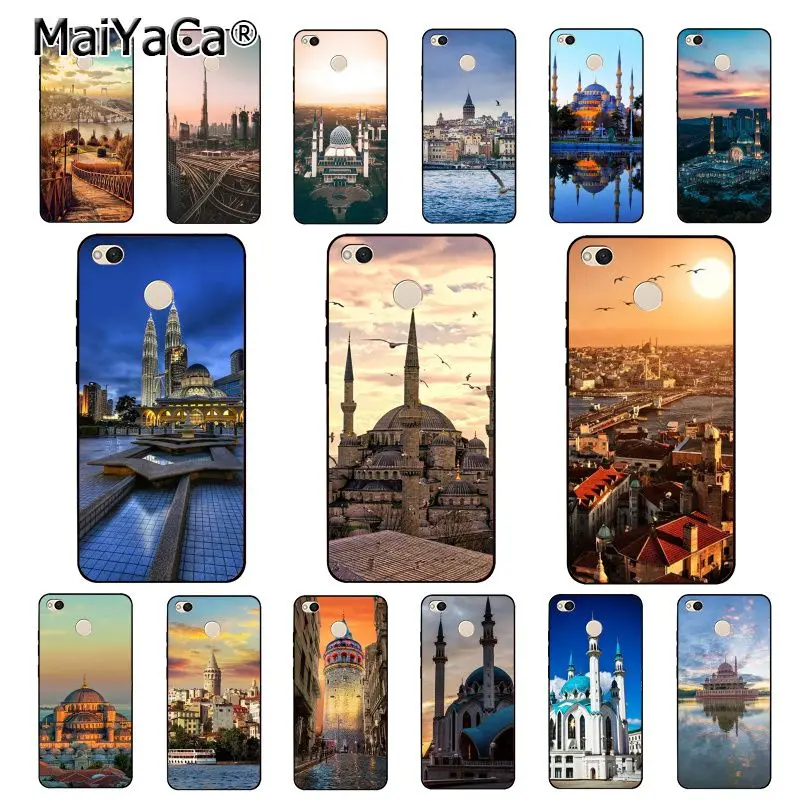 

MaiYaCa Turkey Istanbul Sceneary Building Phone Case for Xiaomi mi5 6 A1 A2 Lite Mi9 9SE mi8lite 8explorer Pocophone F1