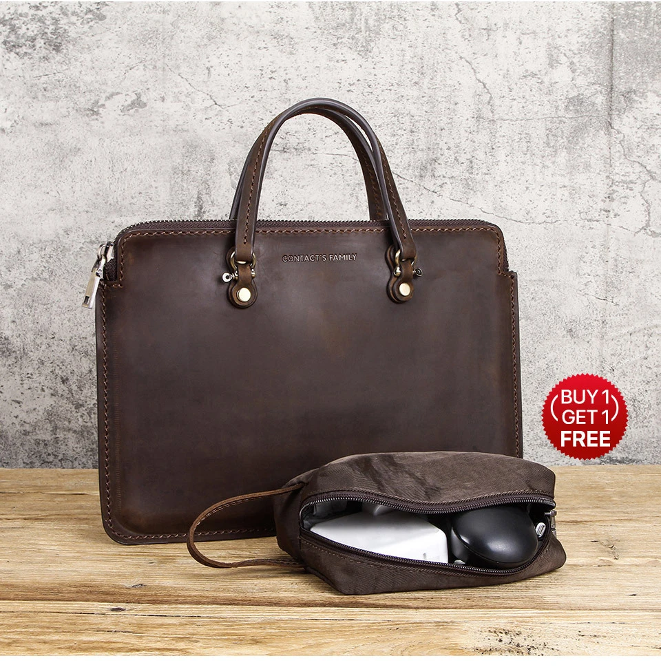 hp leather bag