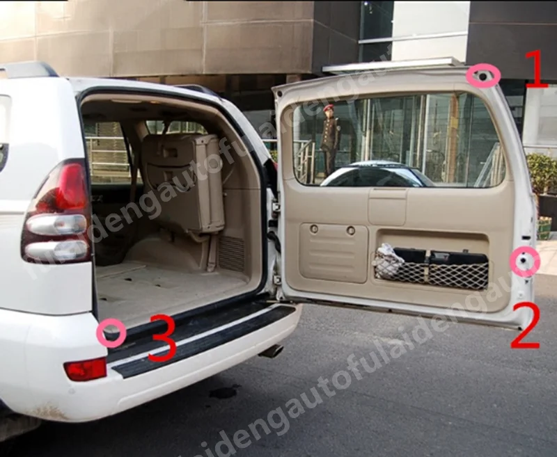 3 шт. для Toyota Land Cruiser Prado LC120 2003-2009 Задняя Крышка багажника амортизирующая гранулированная резиновая накладка аксессуары для стайлинга автомобилей