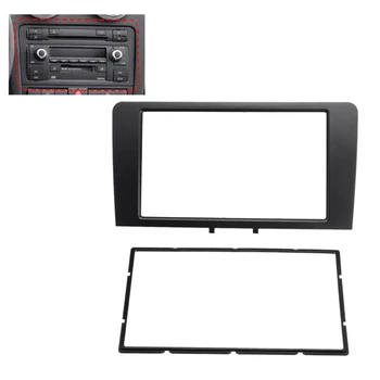 

2Din Car Radio Fascia Panel Stereo Adapter Frame Cover Trim for Audi A3 8P 2003-2012