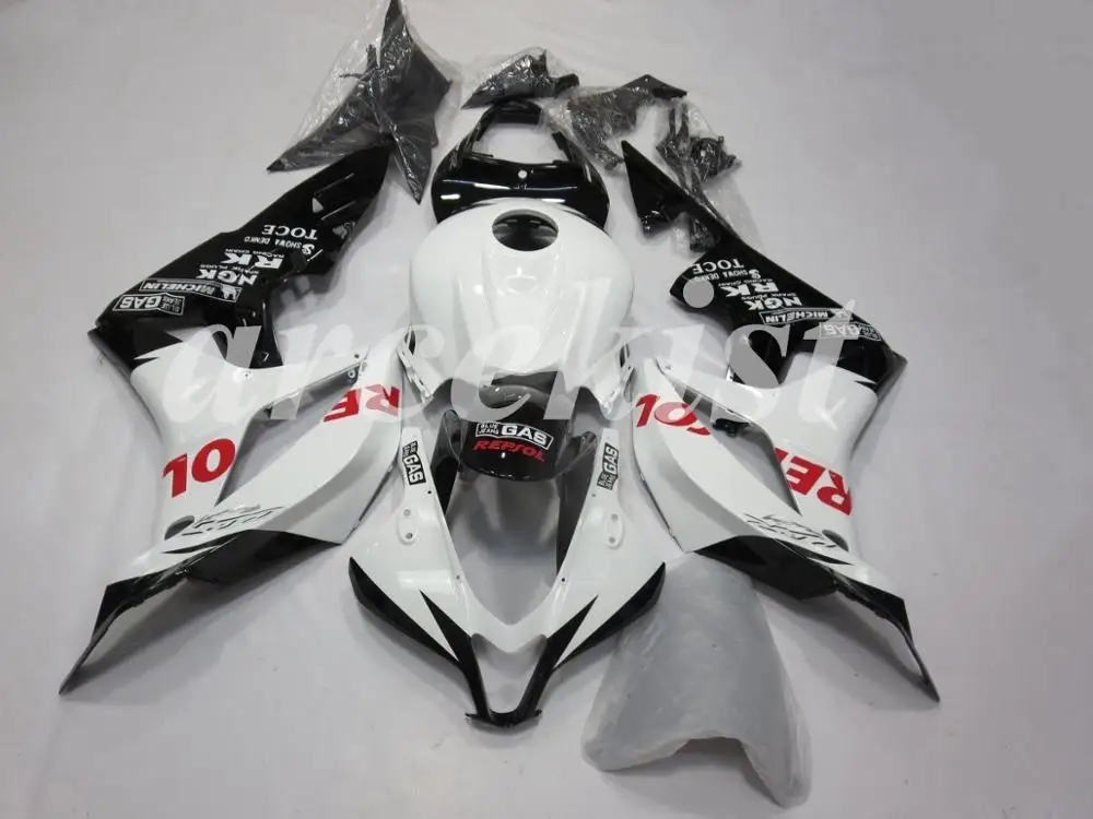 Литье под давлением ABS мотоцикл полный обтекатель комплект подходит для CBR600RR F5 2007 2008 Кузов Набор заказ Красный Repsol