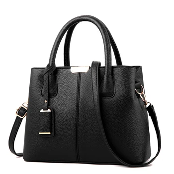 

SMOOZA Women Handbags Ladies Large Tote Bag Female Square PU Leather Shoulder Bag Bolsas Femininas Sac New Fashion Crossbody Bag