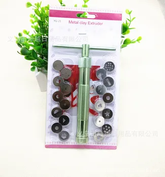 

Rotary Applicator Polymer Clay Mud-squeezing Gun Sludge Ceramic Alloy Mud-squeezing Gun DIY Fondant Cake Mold