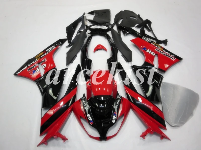 

Injection Mold New ABS Full Fairings kit Fit for Kawasaki Ninja ZX6R 2009 2010 2011 2012 ZX-6R 09 10 11 12 Body set Red black