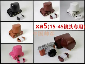 

Full Body Precise Fit PU Leather Case for Fujifilm Fuji X-A7 XA7 X-A5 X-A20 xa5 xa20 15-45mm Lens Cover With Shoulder Strap