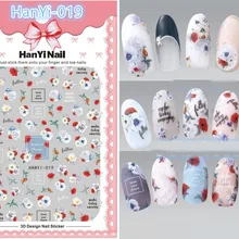 Цветочный Тип! 1 лист лак для ногтей задний клей деколь декорации дизайн ногтей стикер для ногтей Советы красоты