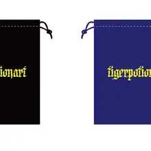 Personalize 100pcs 10x12cm Black and 100 pcs 10x12cm Blue Color Velvet Bags Drawstring Pouches Printed With Yellow Gold Logo