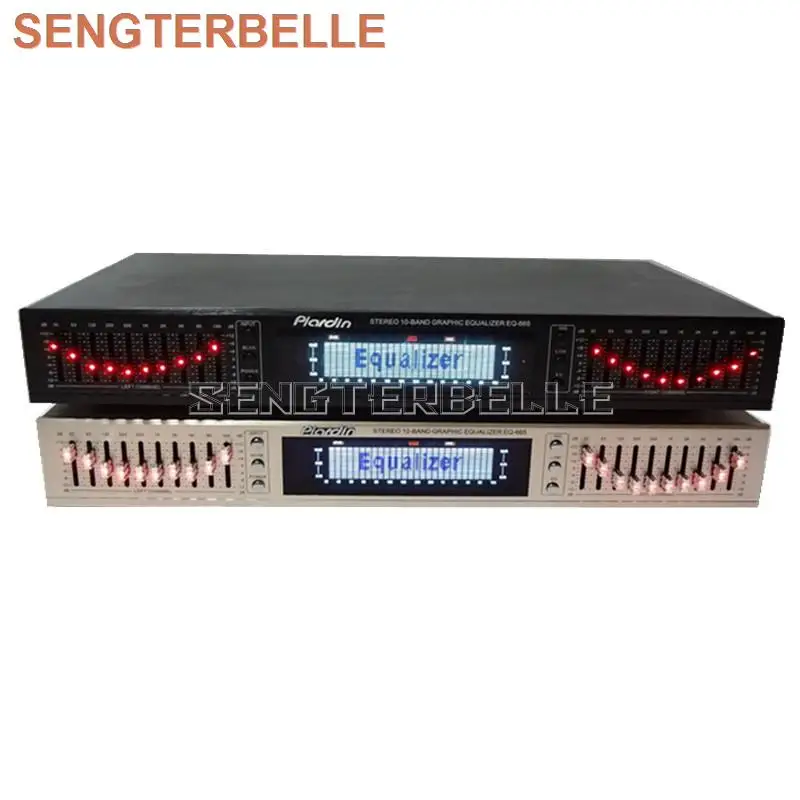 Hi-Fi эквалайзер EQ665 домашний сбалансированный миксер двойной 10-сегментный