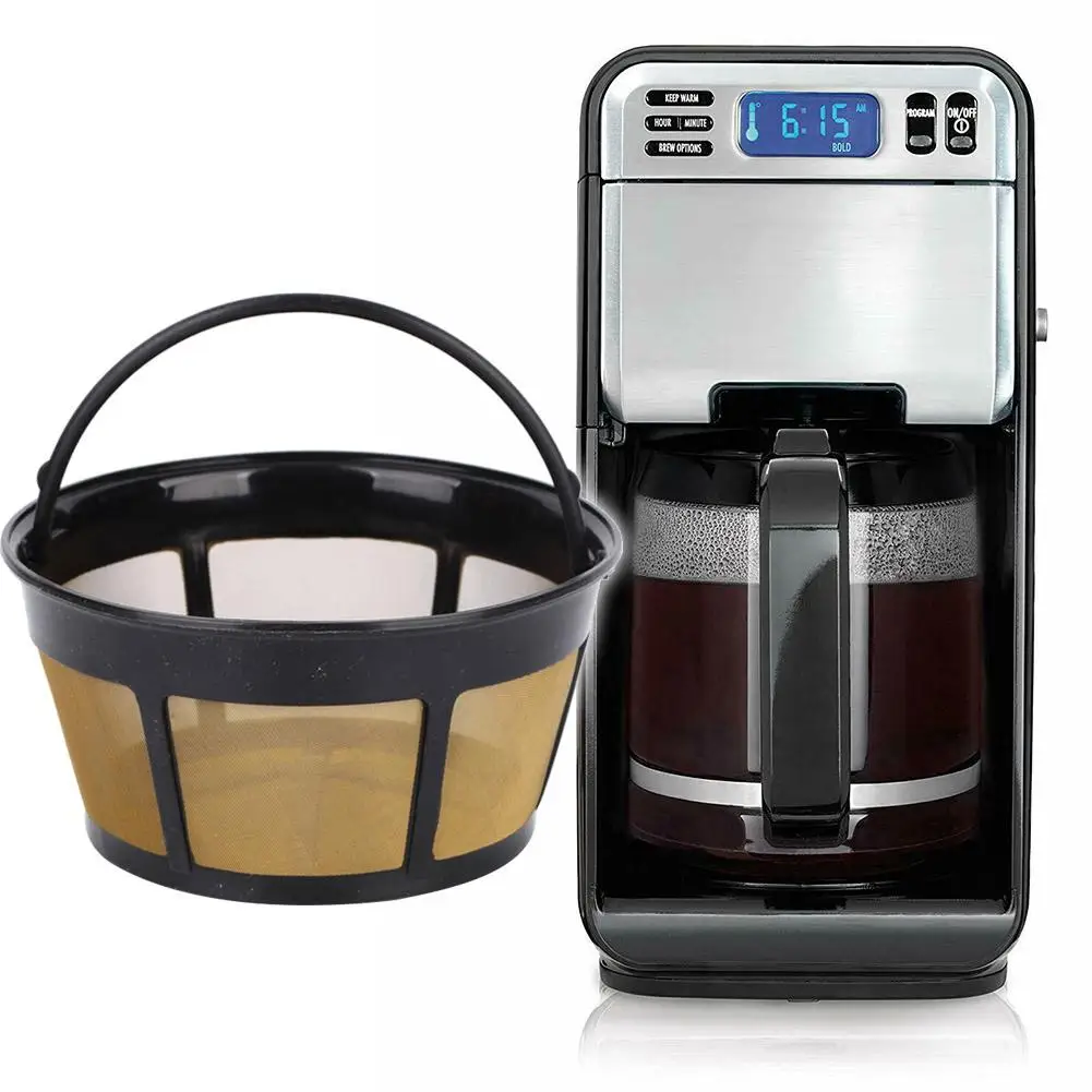 

Reusable Coffee Filter Permanent Coffee Maker Machine Filter With Handle Cafe Kitchen Gadgets Useful Handmade Kitchenwares